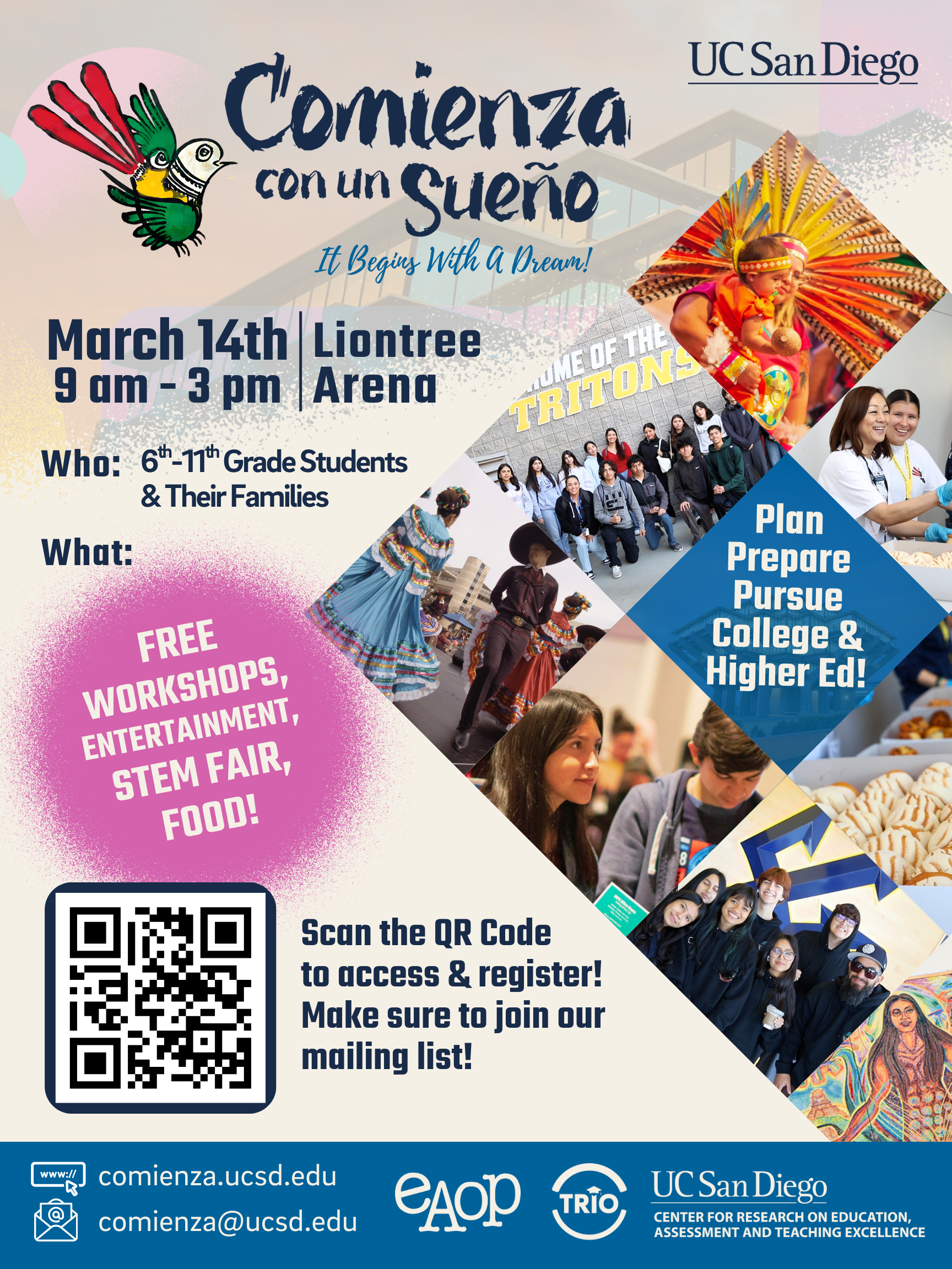 comienza flyer english